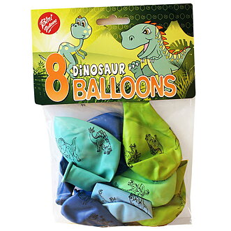 Ballong dinosaur 8-pack