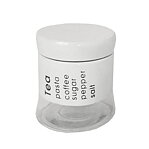 Te-burk glas/ vit 0,4 m.text