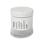 Te-burk glas/ vit 0,4 m.text