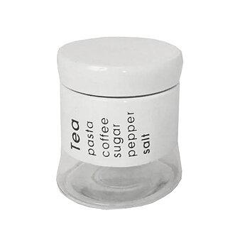 Te-burk glas/ vit 0,4 m.text