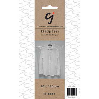 Klädpåsar 70 x 120, 5-pack