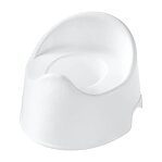 Potta oval vit