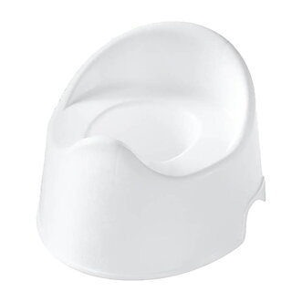 Potta oval vit