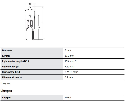 Osram 64250 HLX - 3