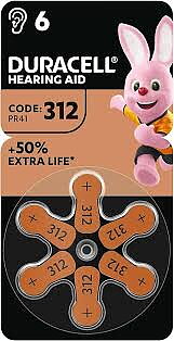 Duracell hörselbatteri 312