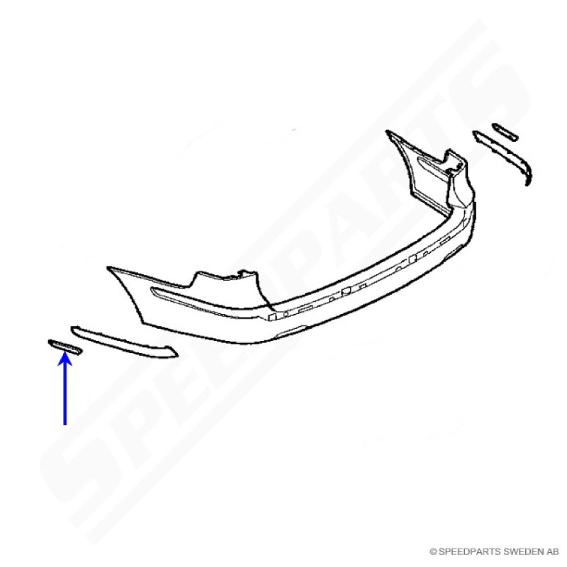 Side reflex  9-3 5D 06-07 RL US - 2