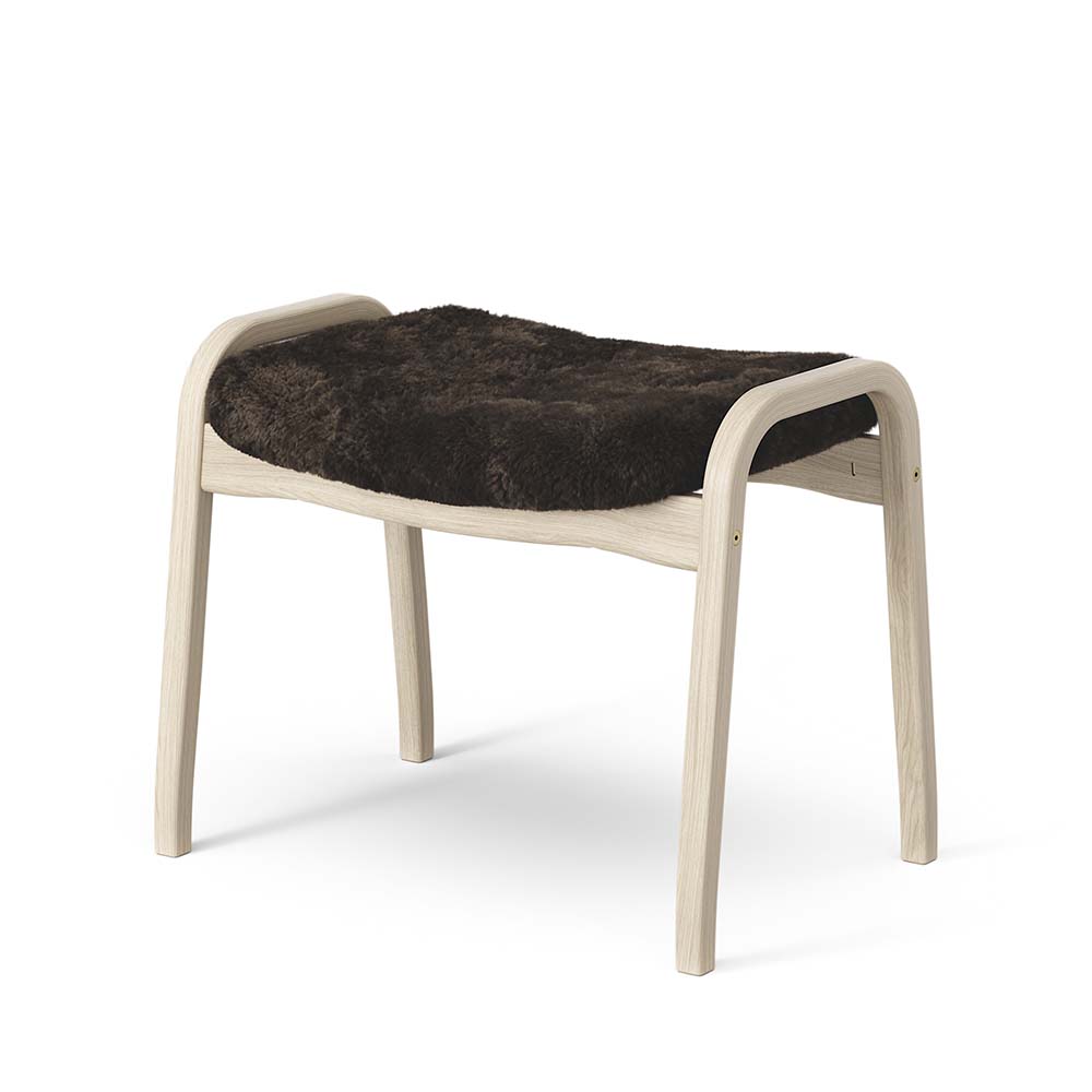 Lamino Footstool (Oak/Sheepskin) - Swedese - 4