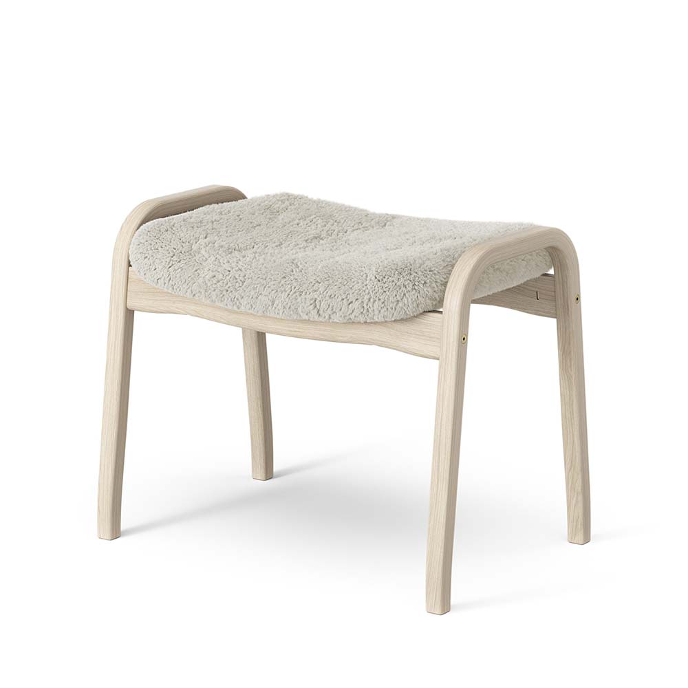 Lamino Footstool (Oak/Sheepskin) - Swedese - 5