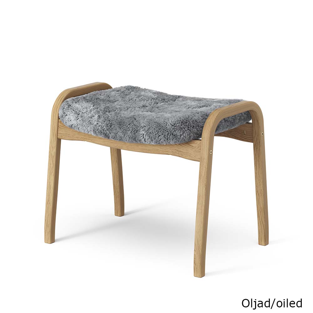 Lamino Footstool (Oak/Sheepskin) - Swedese - 9