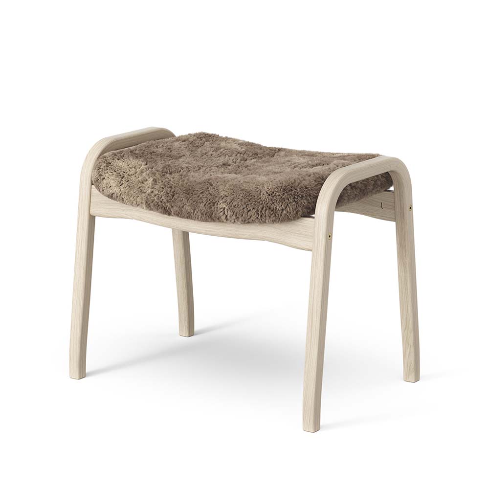 Lamino Footstool (Oak/Sheepskin) - Swedese - 7