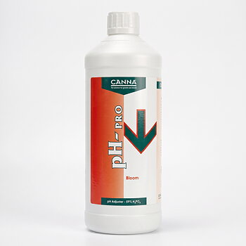 Flaska Canna pH- Bloom Pro (59% fosforsyra) för att sänka pH-värdet i näringslösningar under blomfasen.