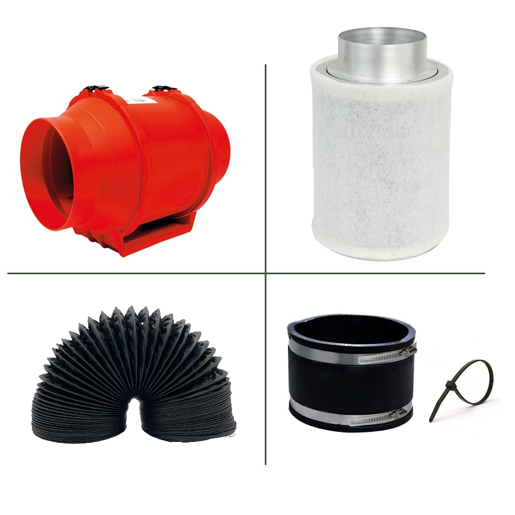 Rhino Fläktpaket 125mm - 284 m³