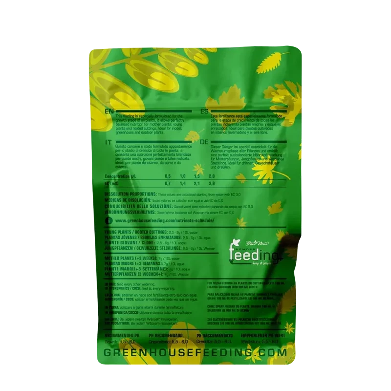 Green House Powder Feeding Grow - 2