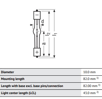 Osram HBO 103/2 - 3
