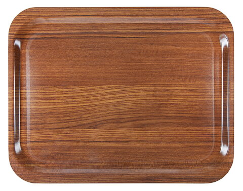 Bricka teak 43x33cm 