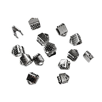 Klämfästen för platta band 8 mm silverfärg 20 st