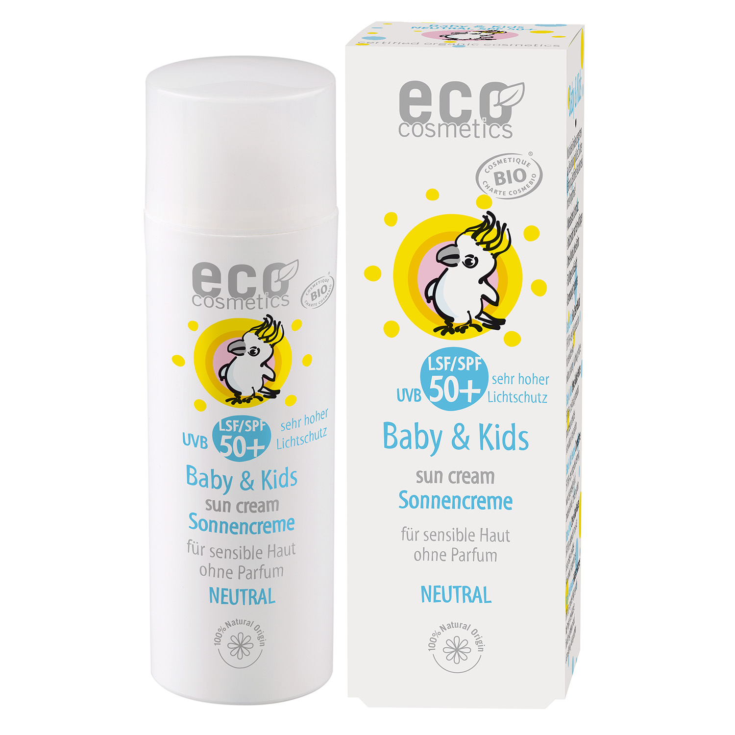 Baby solkräm 50+ NEUTRAL 50ml x4, EKO