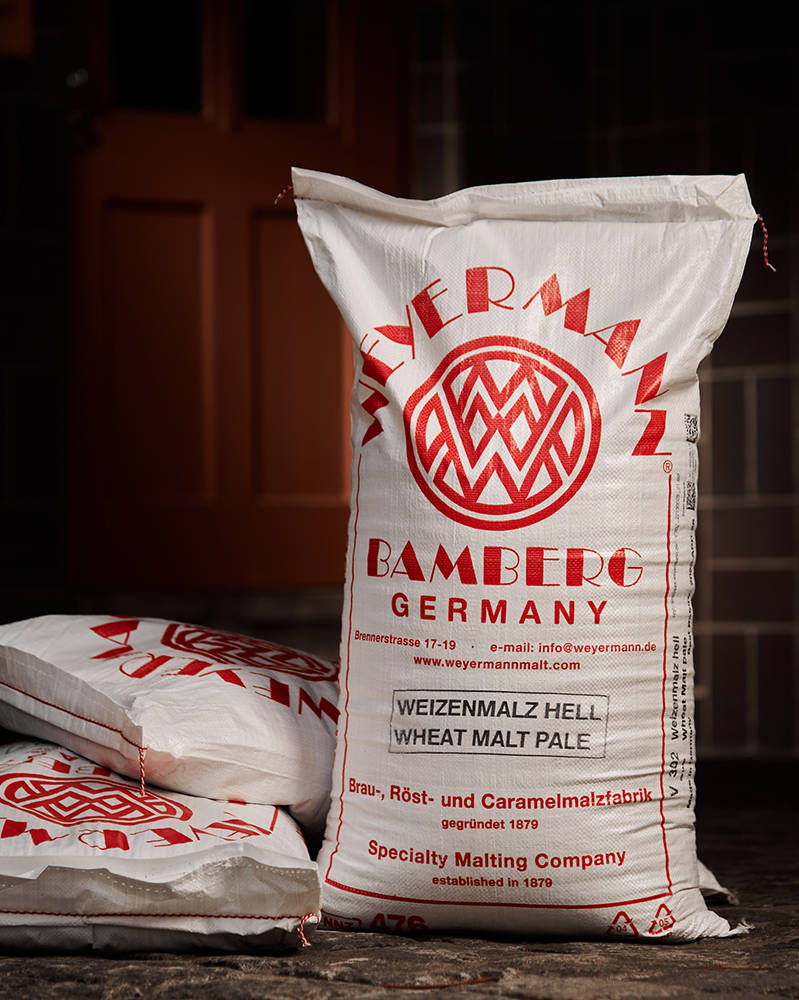 hvedemalt (Weyermann®), hel, 25 kg - 2