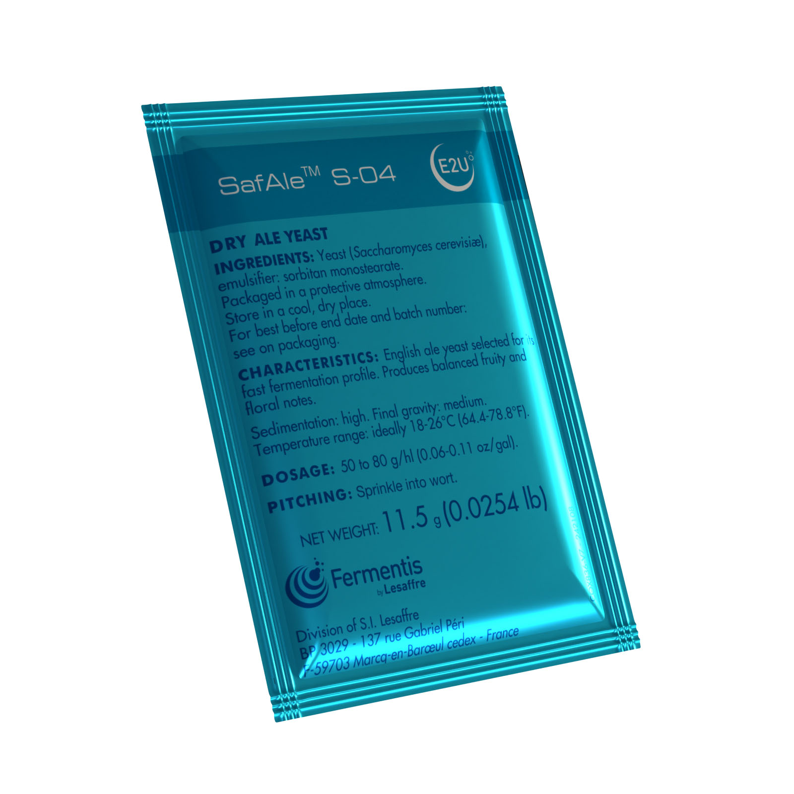 Fermentis Safale S-04, 11,5 g - 2