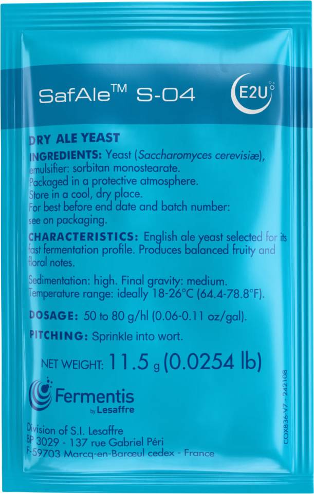 Fermentis SafAle S-04, 11.5 g