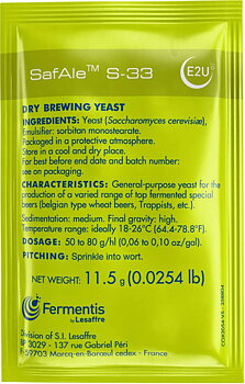 Fermentis Safale S-33, 11,5 g