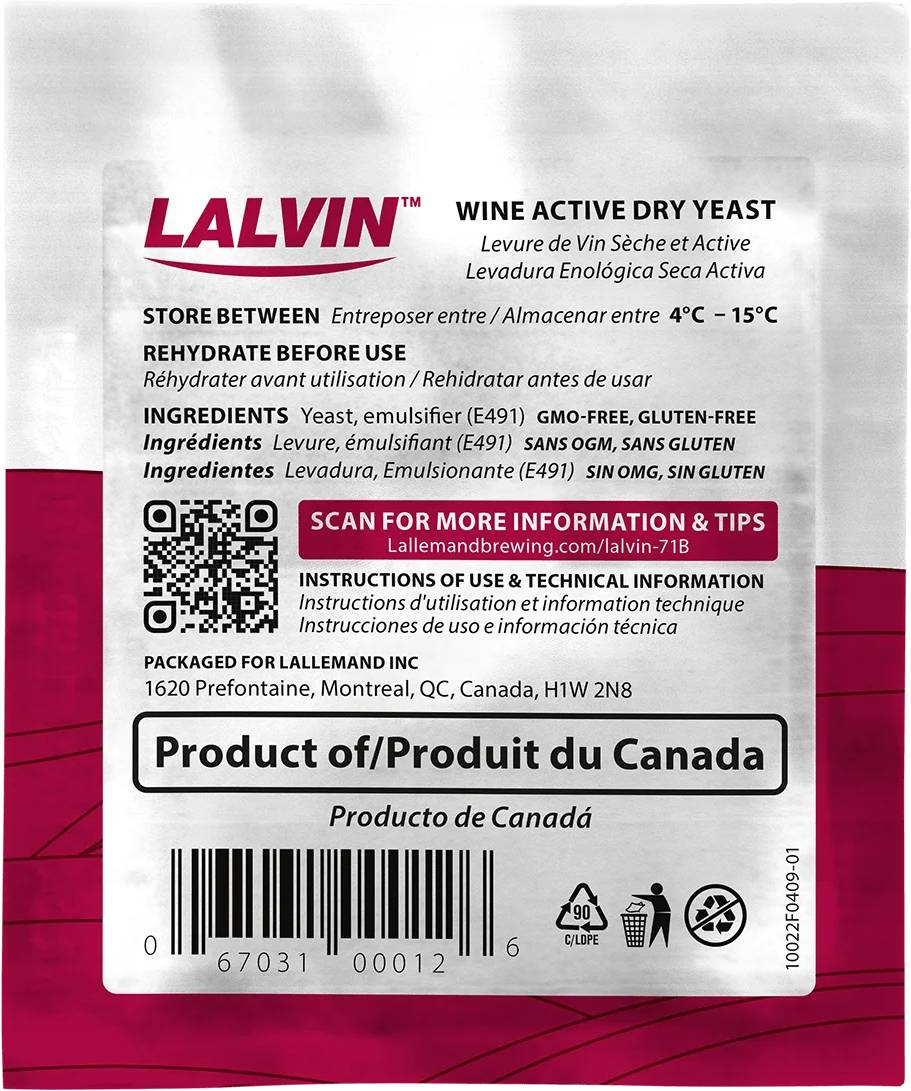 Lalvin Bourgovin RC212, 5 g - 2