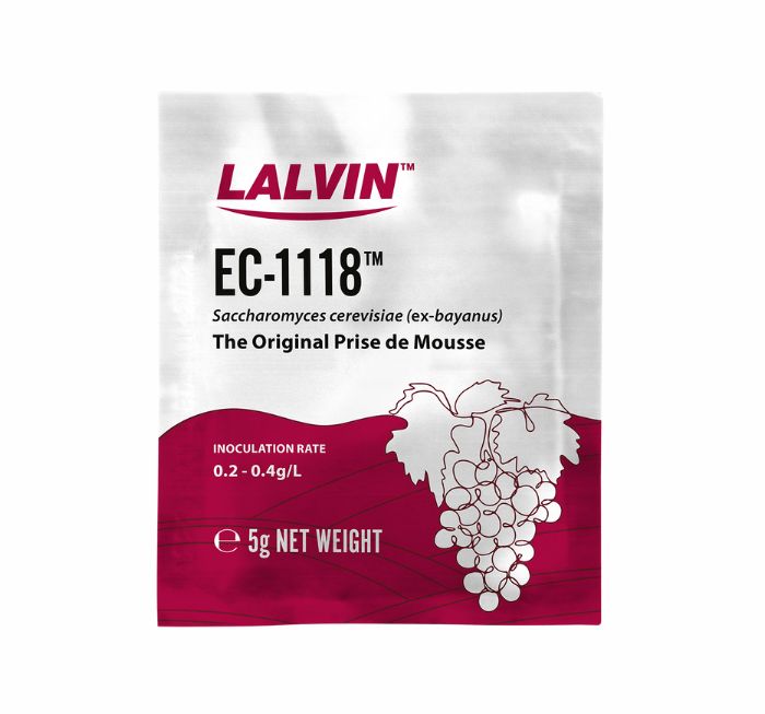 Lalvin EC-1118, 5 g - Humlegårdens Ekolager Lalvin EC-1118, 5 g - Humlegårdens Ekolager