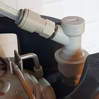 Gängad kulkoppling - 1/4" MFL - gas