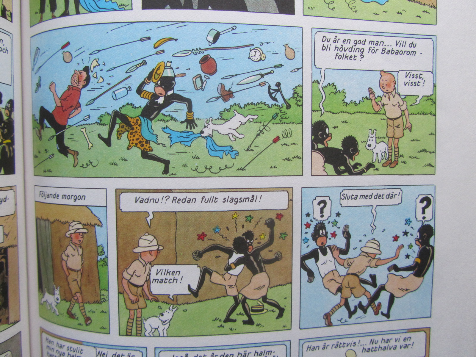 Tintin 22 Tintin i Kongo 1:a uppl. 1978 Vg - 4