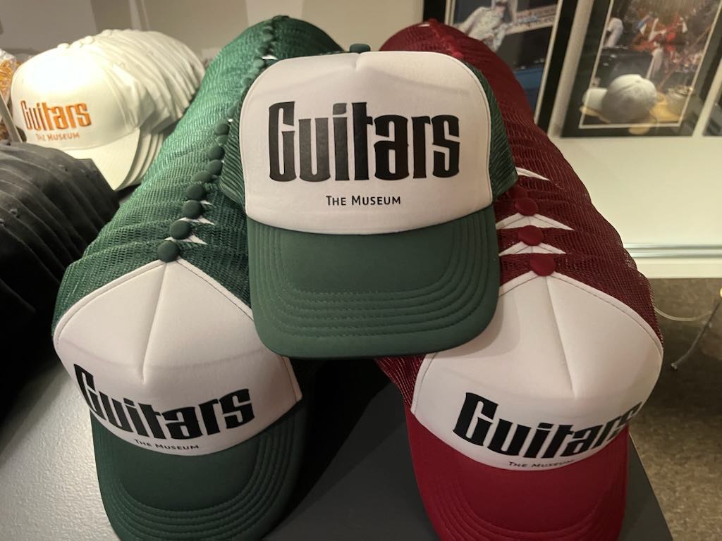 Guitars - Baseball Cap. Green.