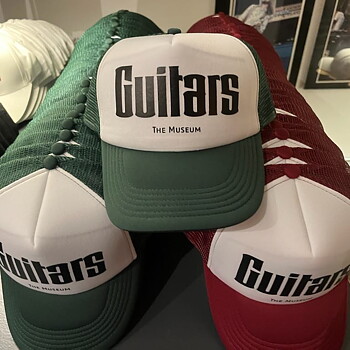 Guitars - Baseball Cap. Green.