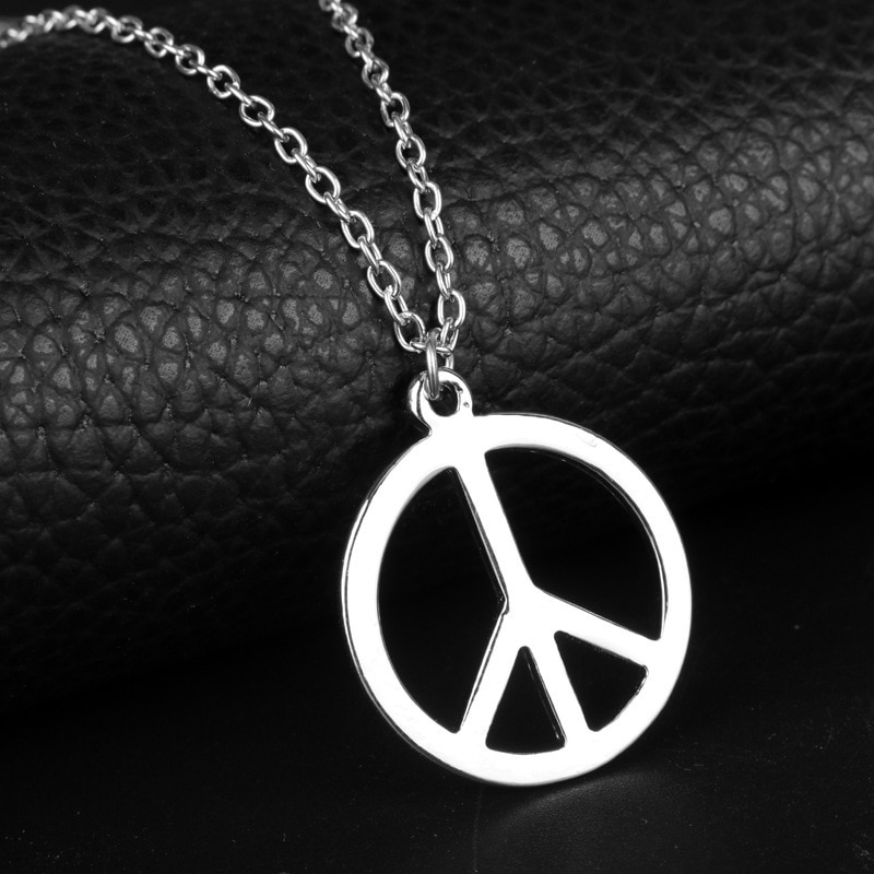 Halsband "Peace" med 925 Silverplätering - 2