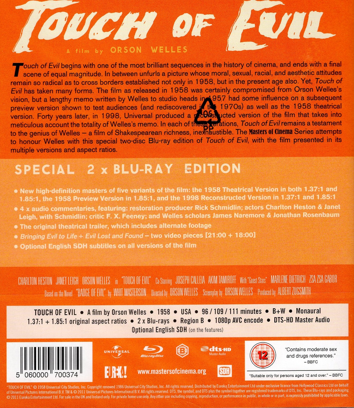 Touch of Evil (ej svensk text) (2-disc) (Blu-ray) - 2
