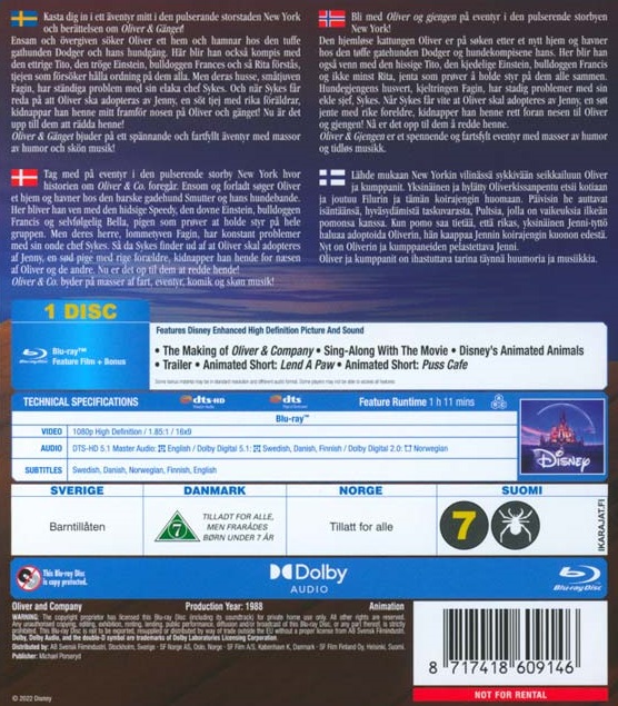 Oliver & Gänget (Disney) (Blu-ray) - 2
