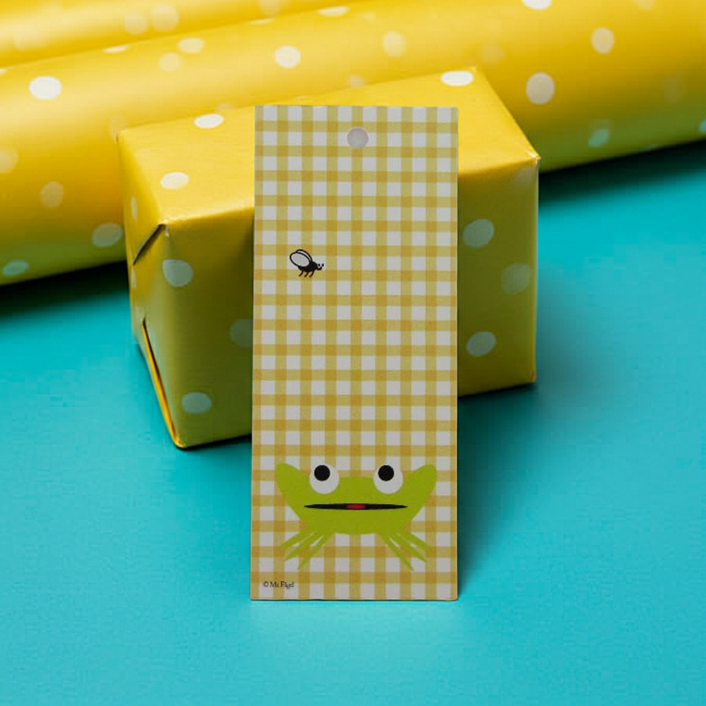 Bokmärke/Paketkort - Groda