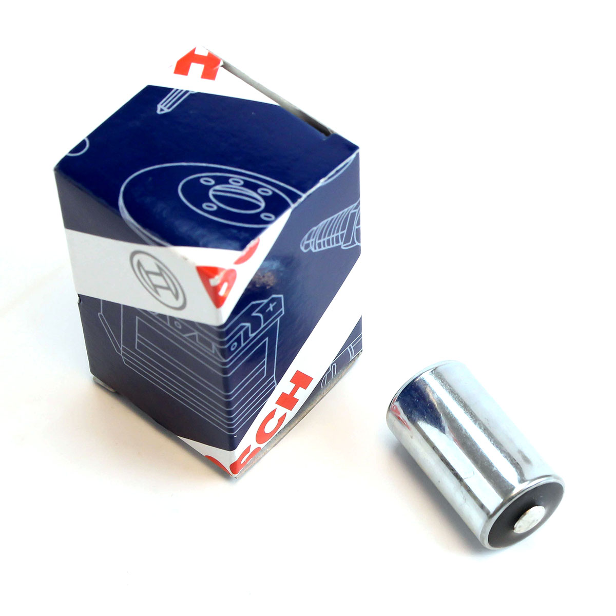 Condensateur Avec Raccord Fileté 18mm Type Bosch Pour Moteur Sachs 504 505 50 - Foto 2