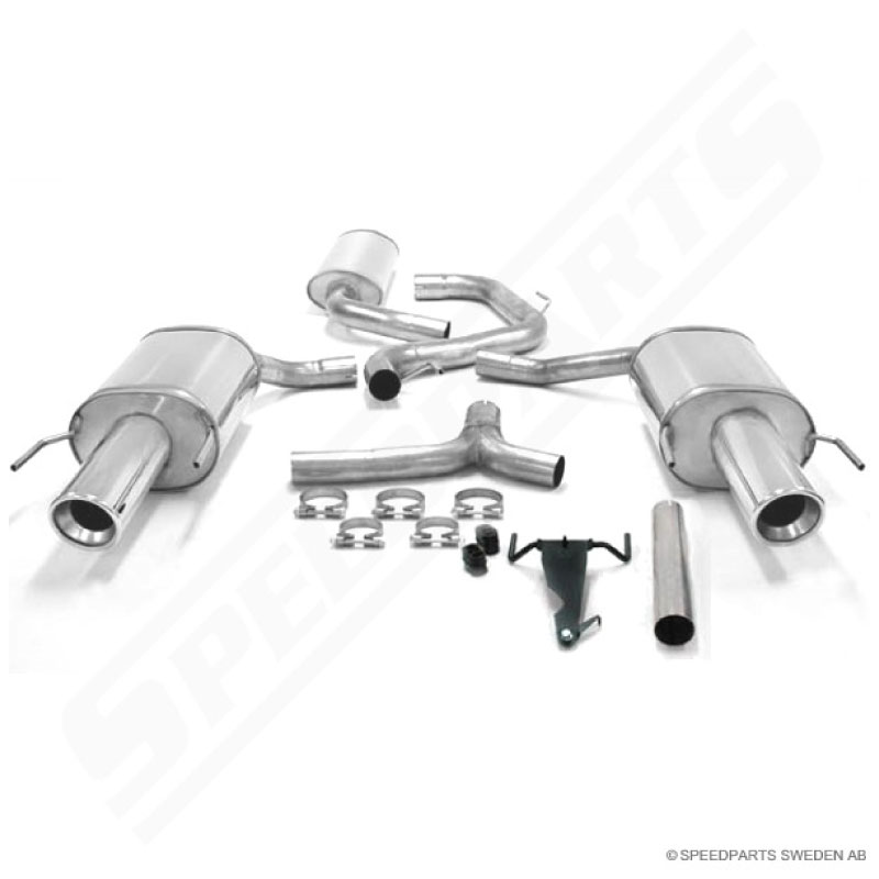 2,5" Rostfritt Sportavgassystem 9-3 62L