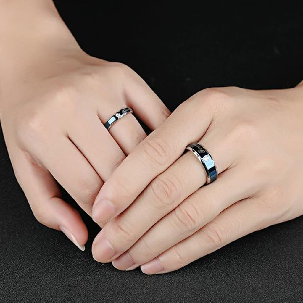 Ring - Forever Love Blue Edition - Alliance ringe Par ringe - 2
