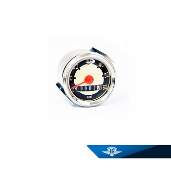 Tachometer rund 0-60 km / h, 48 mm. VDO-Typ