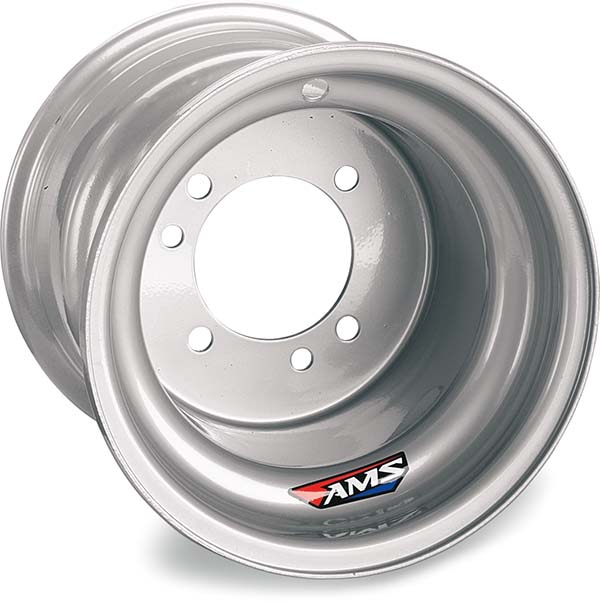 ATV Fälg 8x8.5 3/100 & 4/100 Silver/Krom – AMS Bakfälg 3.5+5