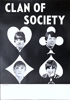 CLAN OF SOCIETY (1967-68) - Turneaffisch