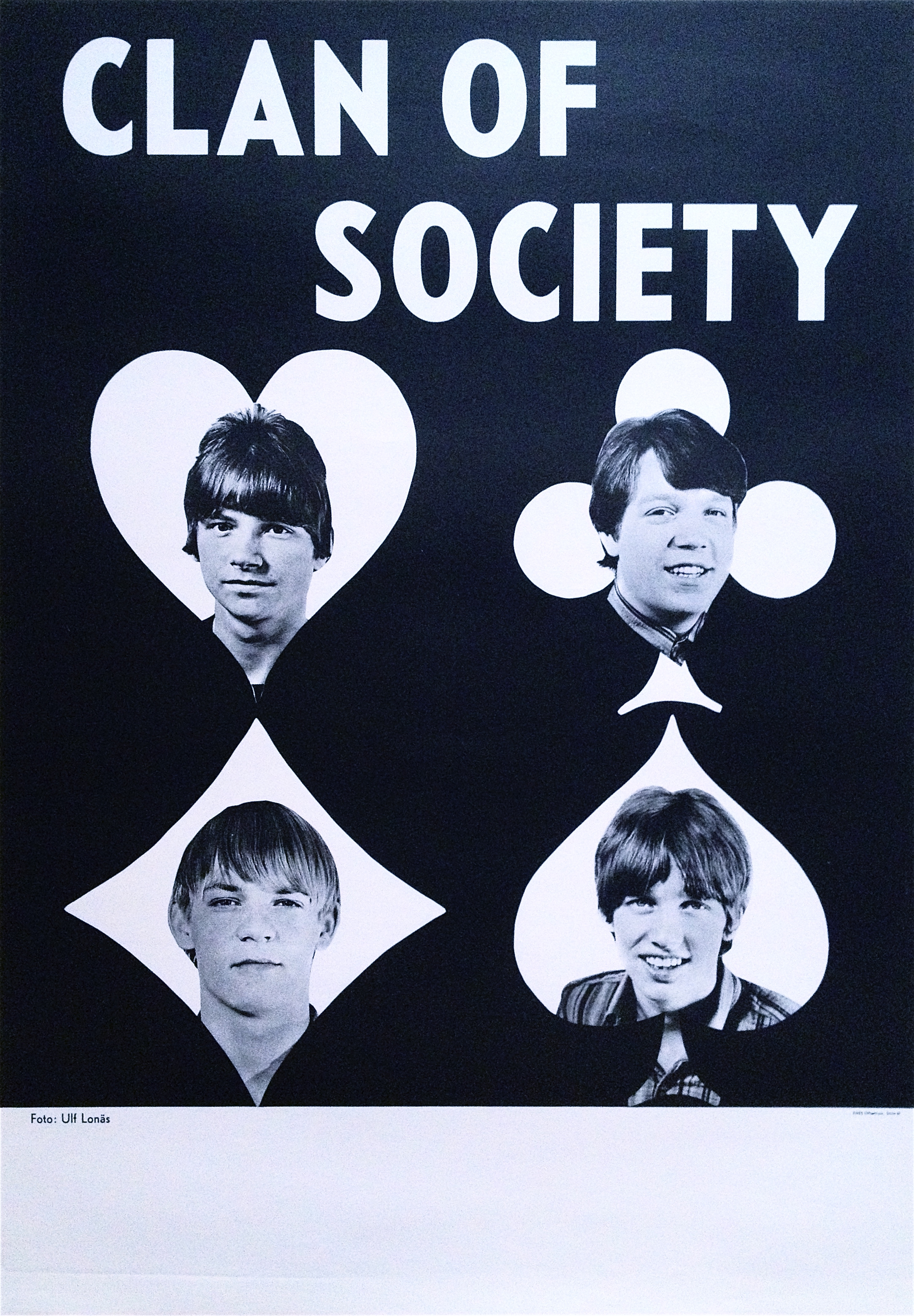 CLAN OF SOCIETY (1967-68) - Turneaffisch - 2