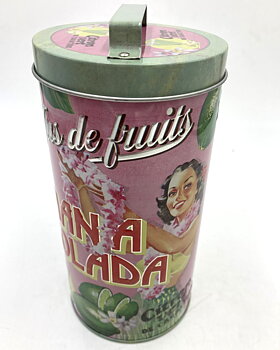 Plåtburkar retro cuisine franska shabby chic lantlig stil