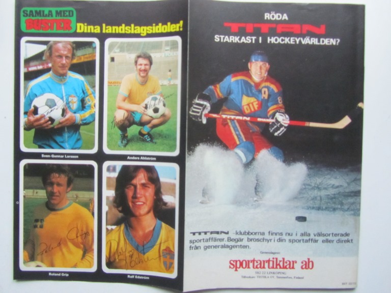 Buster 1972 22 med poster - 2
