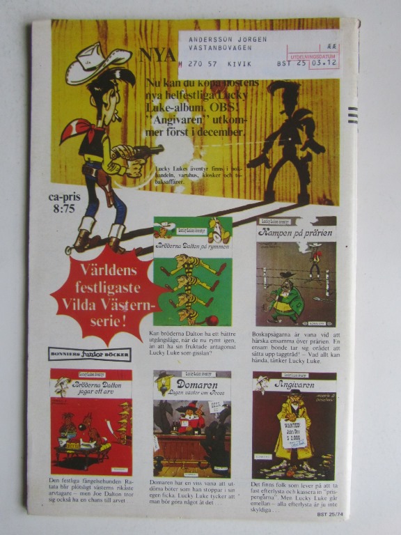 Buster 1974 25 med poster - 2
