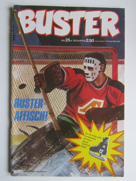 Buster 1974 25 med poster
