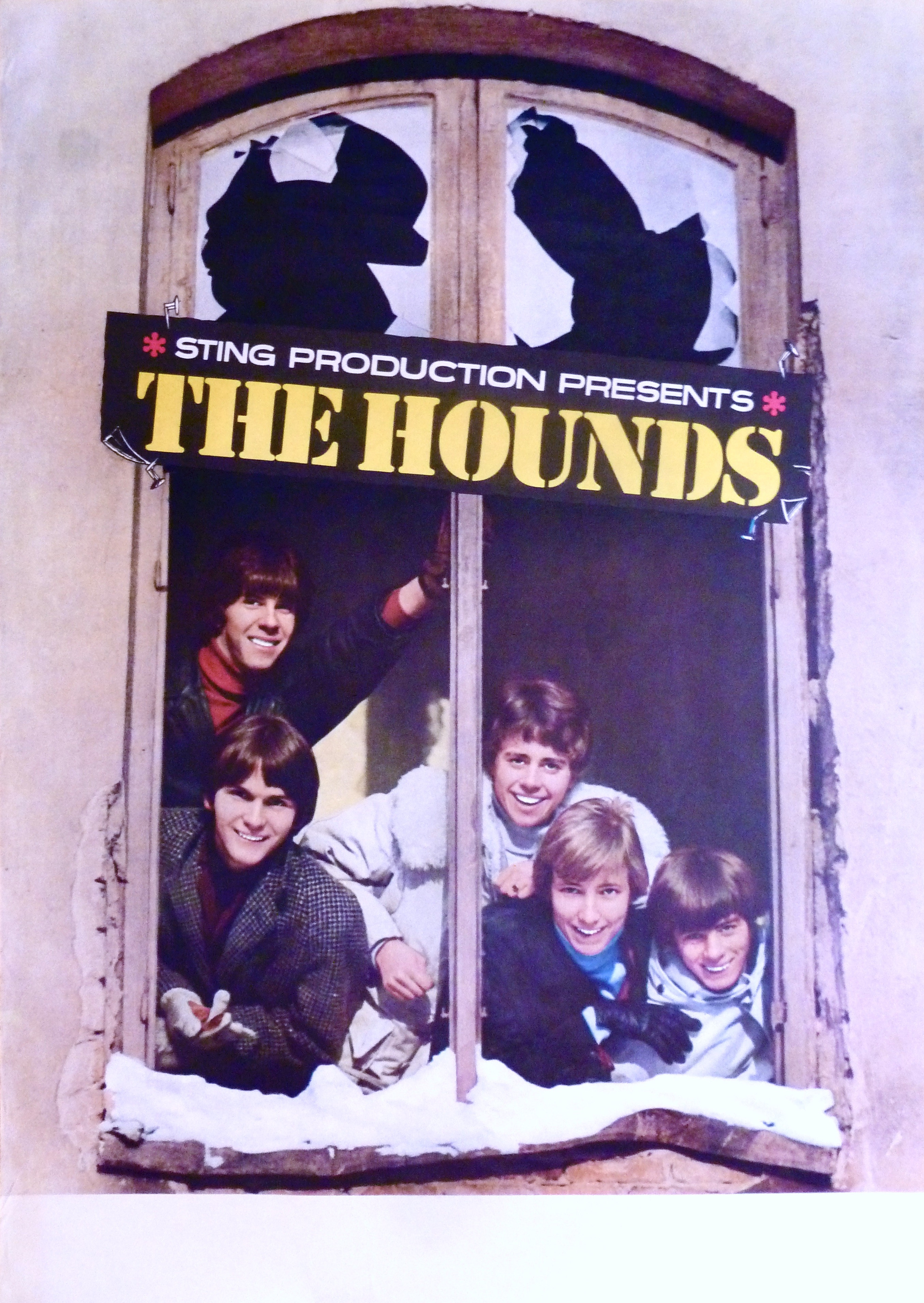 HOUNDS (1967) - Turneaffisch
