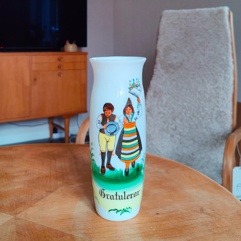 Vas i flussglas - Gratulerar 