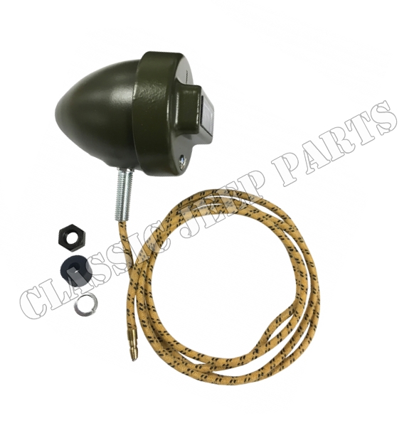 Marker light assembly right WILLYS MB C-B script