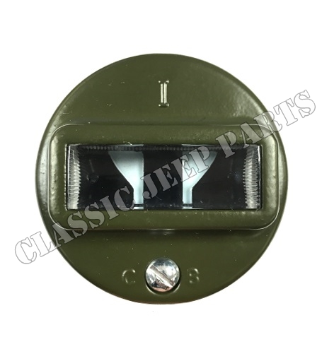 Marker light assembly right WILLYS MB C-B script - 2
